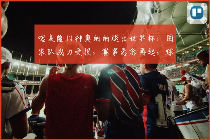 喀麦隆门神奥纳纳退出世界杯，国家队战力受损，赛事悬念再起，球迷心碎两行泪。